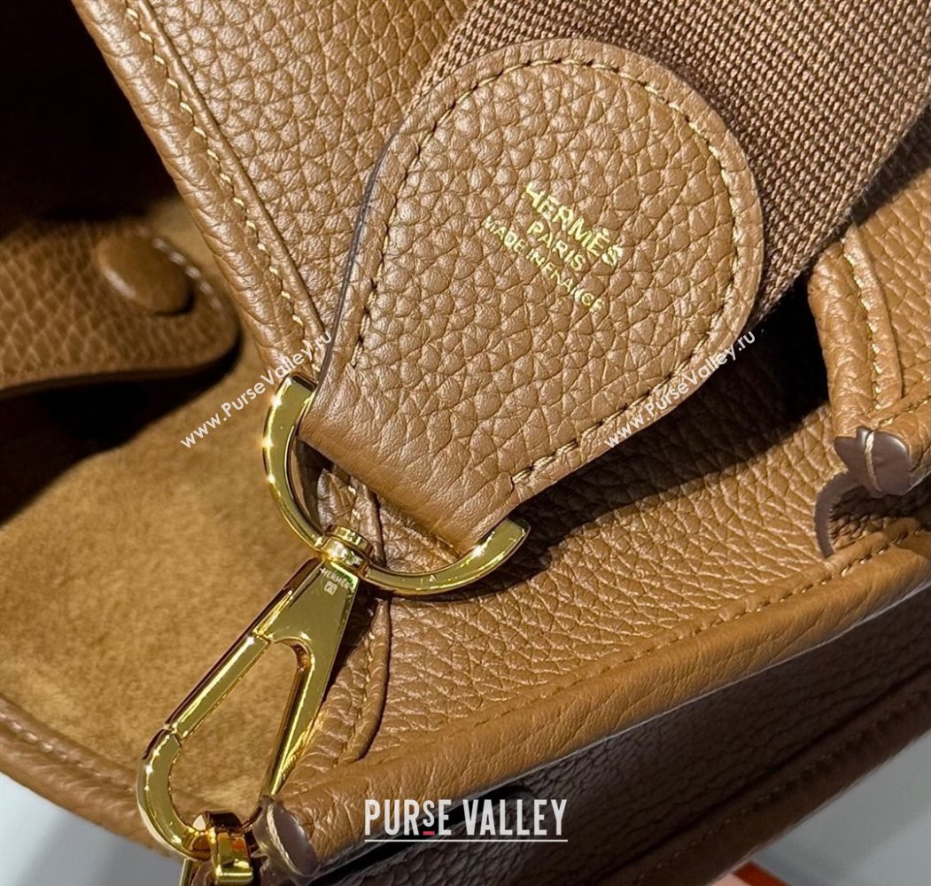 Hermes Evelyne Bag 29cm in Togo Calfskin Leather Chestnut Brown 2025 (FL-250808119)