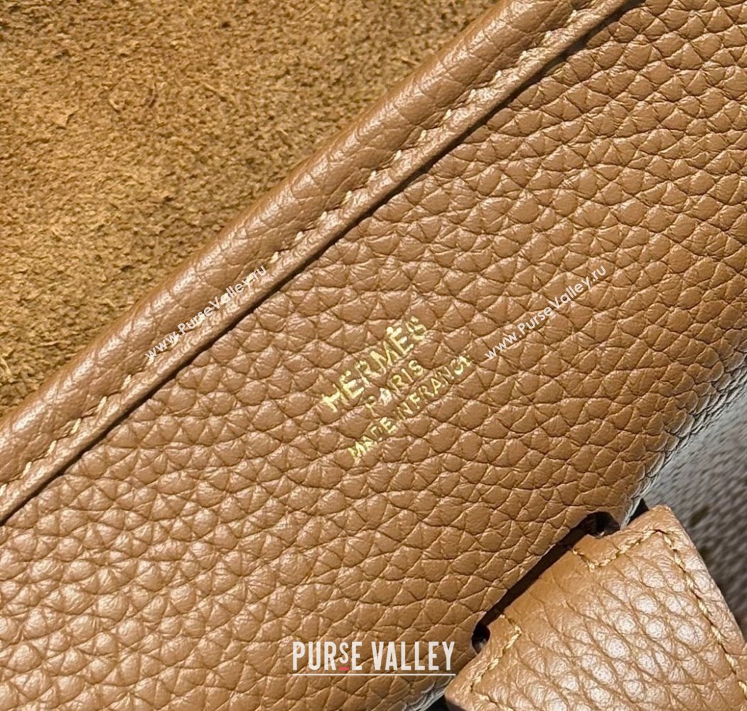 Hermes Evelyne Bag 29cm in Togo Calfskin Leather Chestnut Brown 2025 (FL-250808119)