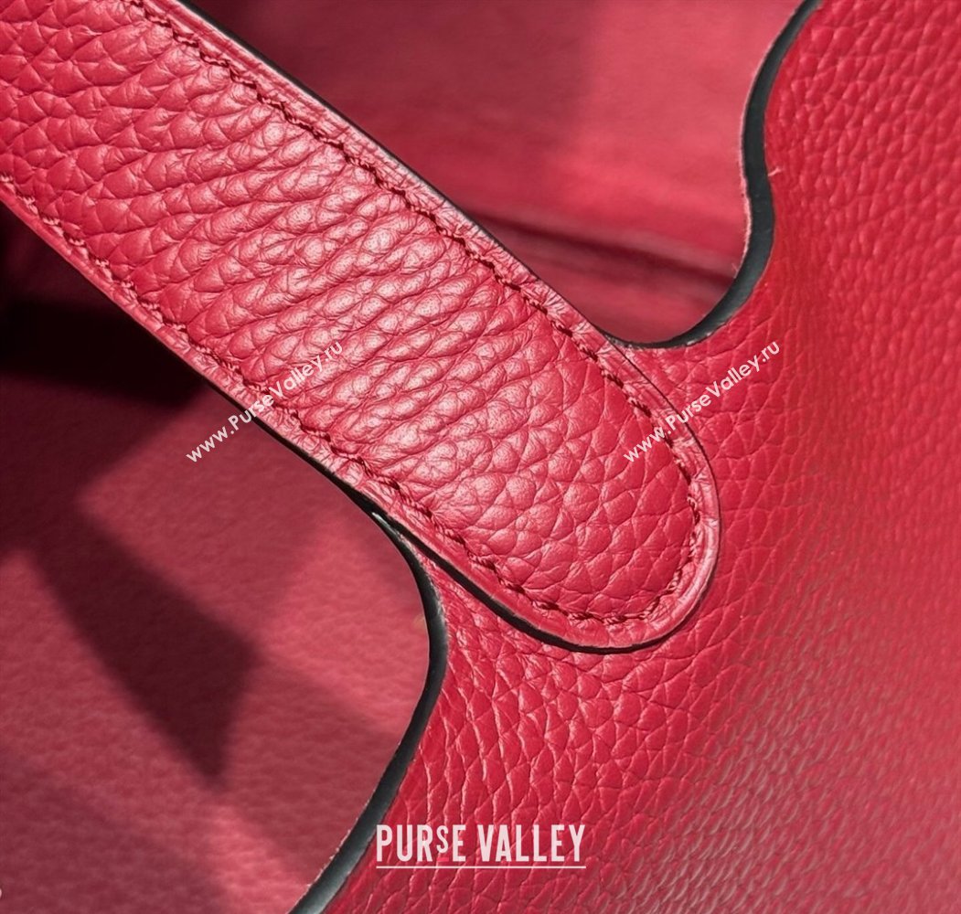 Hermes Picotin Lock Bag 22cm in Togo Calfskin Leather Stone Red 2025 (FL-250808153)