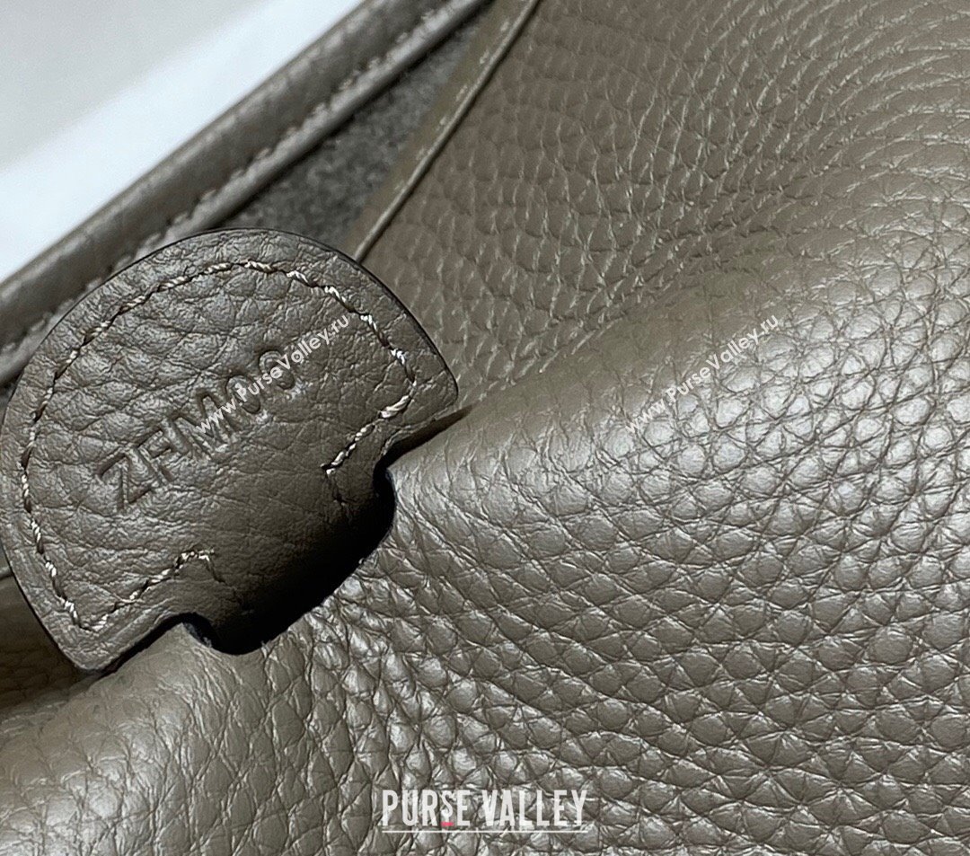 Hermes Evelyne Bag 29cm in Togo Calfskin Leather Tin Grey 2025 (FL-250808112)