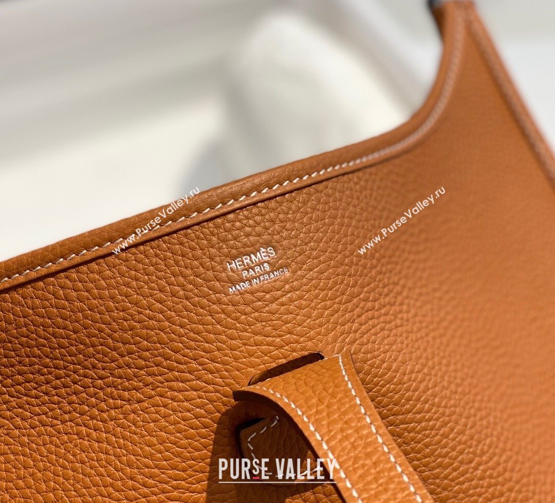 Hermes Evelyne Bag 29cm in Togo Calfskin Leather Golden Brown 2025 (FL-250808120)