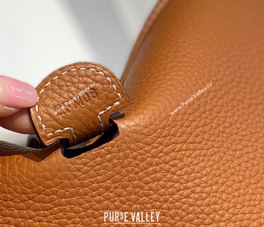 Hermes Evelyne Bag 29cm in Togo Calfskin Leather Golden Brown 2025 (FL-250808120)