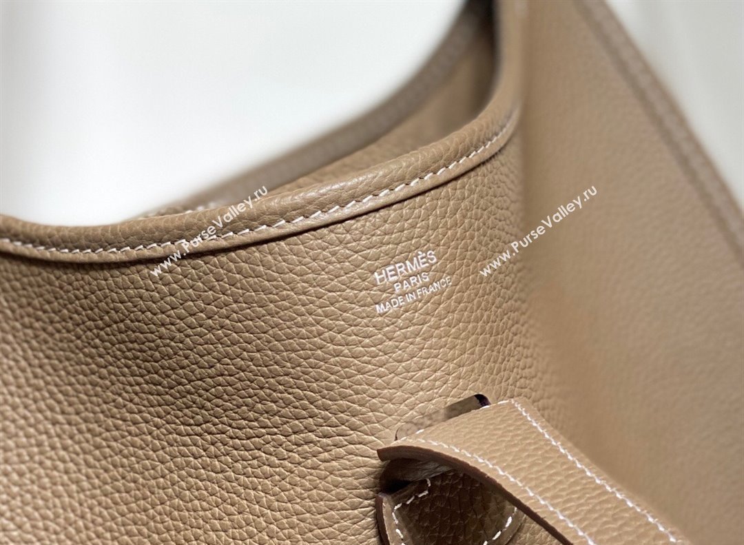 Hermes Evelyne Bag 29cm in Togo Calfskin Leather Elephant Grey 2025 (FL-250808121)