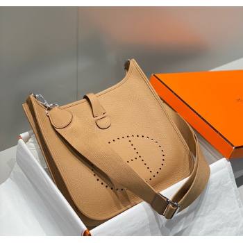 Hermes Evelyne Bag 29cm in Togo Calfskin Leather Milk Tea Beige 2025 (FL-250808122)