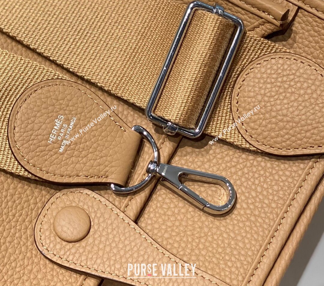 Hermes Evelyne Bag 29cm in Togo Calfskin Leather Milk Tea Beige 2025 (FL-250808122)
