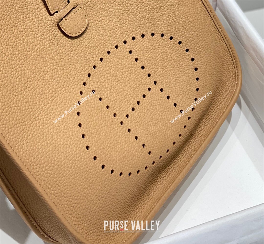 Hermes Evelyne Bag 29cm in Togo Calfskin Leather Milk Tea Beige 2025 (FL-250808122)