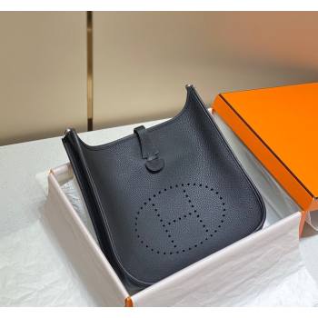 Hermes Evelyne Bag 29cm in Togo Calfskin Leather Black/Silver 2025 (FL-250808124)