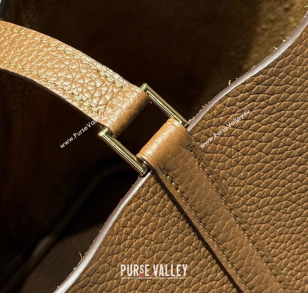 Hermes Picotin Lock Bag 22cm in Togo Calfskin Leather Chestnut Brown 2025 (FL-250808154)