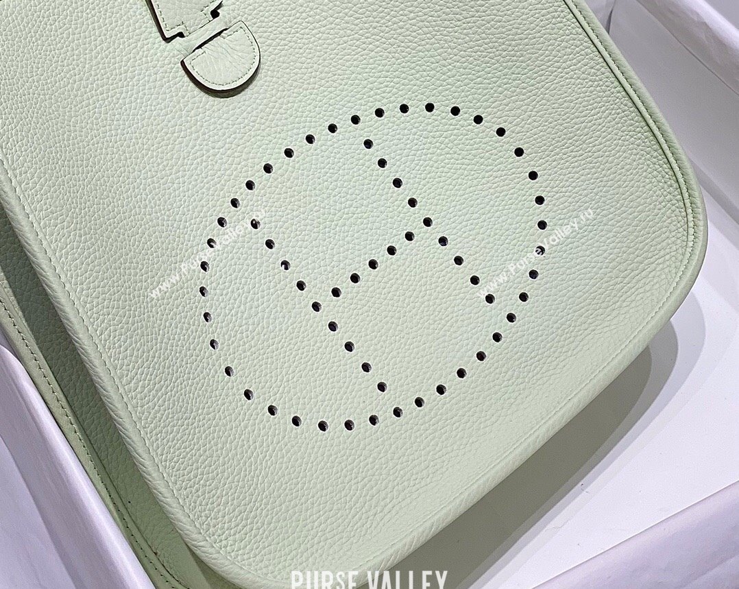 Hermes Evelyne Bag 29cm in Togo Calfskin Leather Bubble Green 2025 (FL-250808126)