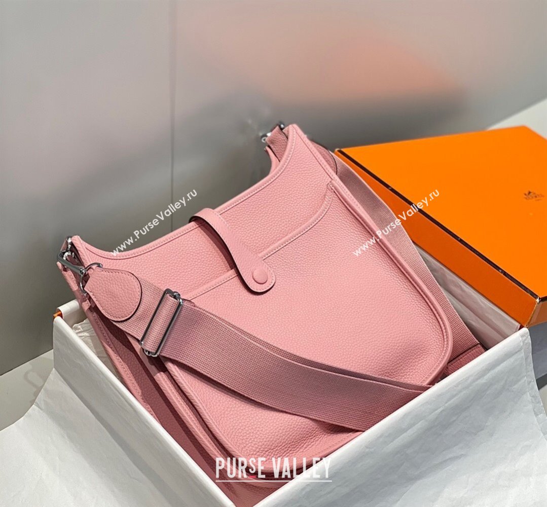 Hermes Evelyne Bag 29cm in Togo Calfskin Leather 3Q Pink 2025 (FL-250808129)