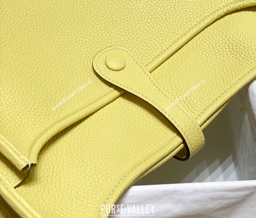 Hermes Evelyne Bag 29cm in Togo Calfskin Leather Chick Yellow 2025 (FL-250808130)