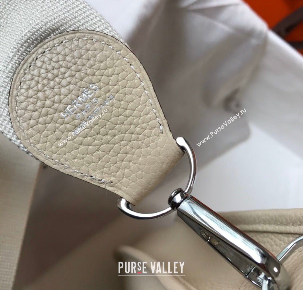 Hermes Evelyne Bag 29cm in Togo Calfskin Leather Wool White 2025 (FL-250808131)