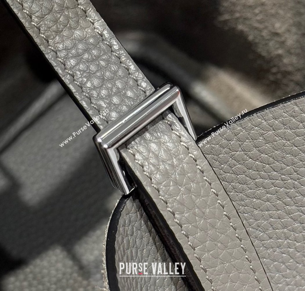Hermes Picotin Lock Bag 22cm in Togo Calfskin Leather Cloud Grey 2025 (FL-250808149)