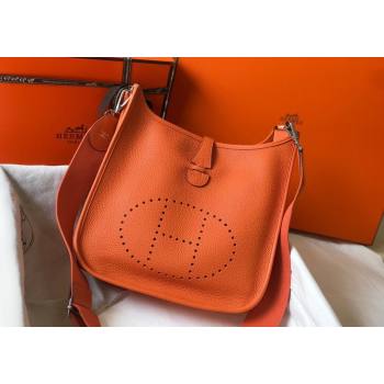 Hermes Evelyne Bag 29cm in Togo Calfskin Leather Orange 2025 (FL-250808132)