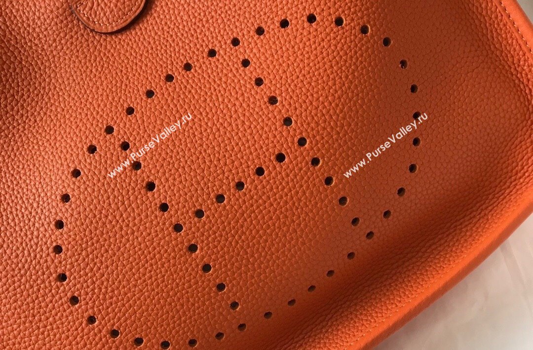 Hermes Evelyne Bag 29cm in Togo Calfskin Leather Orange 2025 (FL-250808132)