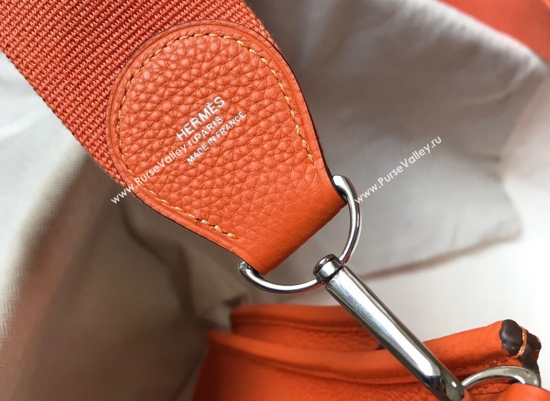 Hermes Evelyne Bag 29cm in Togo Calfskin Leather Orange 2025 (FL-250808132)
