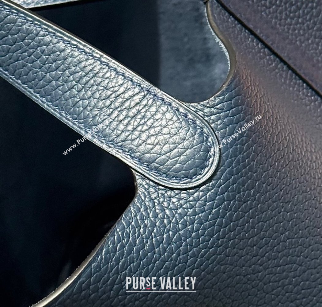 Hermes Picotin Lock Bag 22cm in Togo Calfskin Leather Prussia Blue 2025 (FL-250808155)