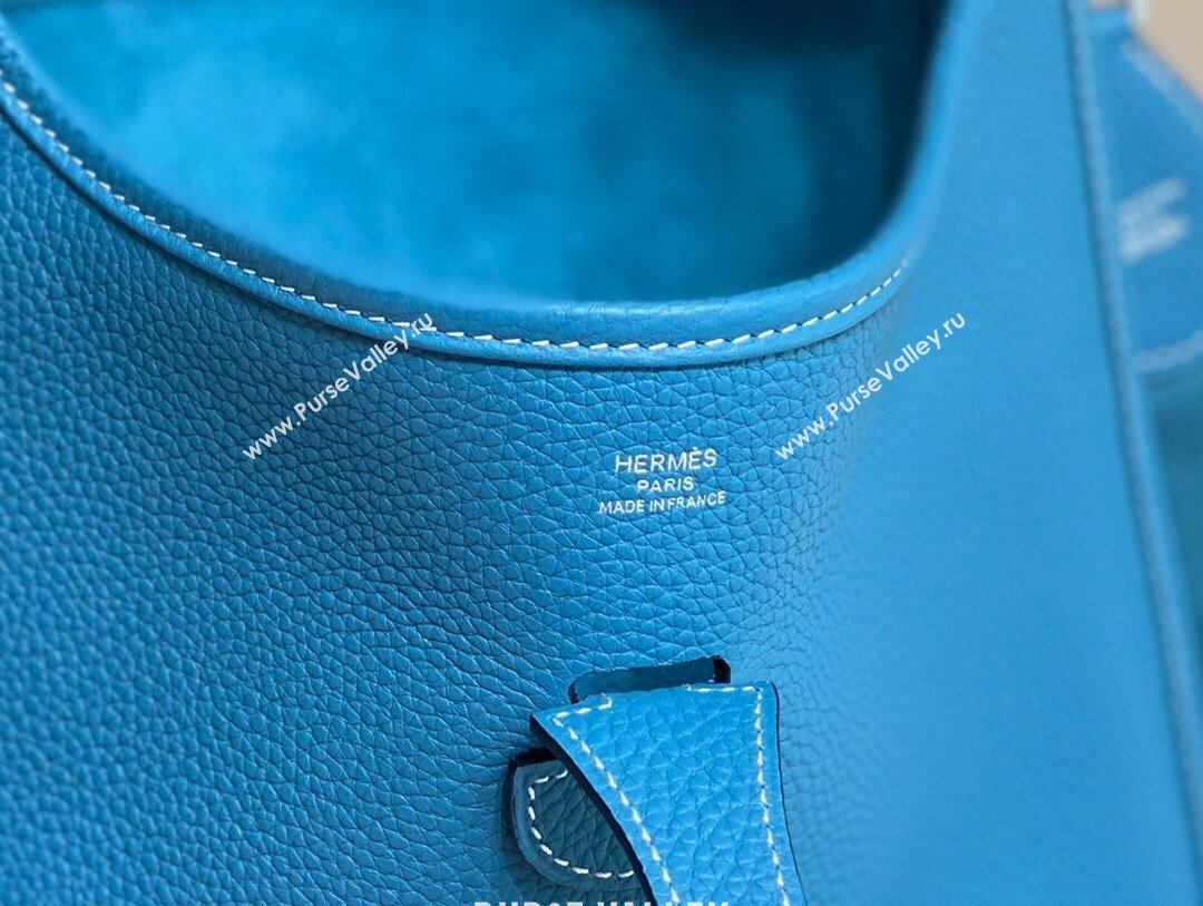 Hermes Evelyne Bag 29cm in Togo Calfskin Leather Denim Blue 2025 (FL-250808133)