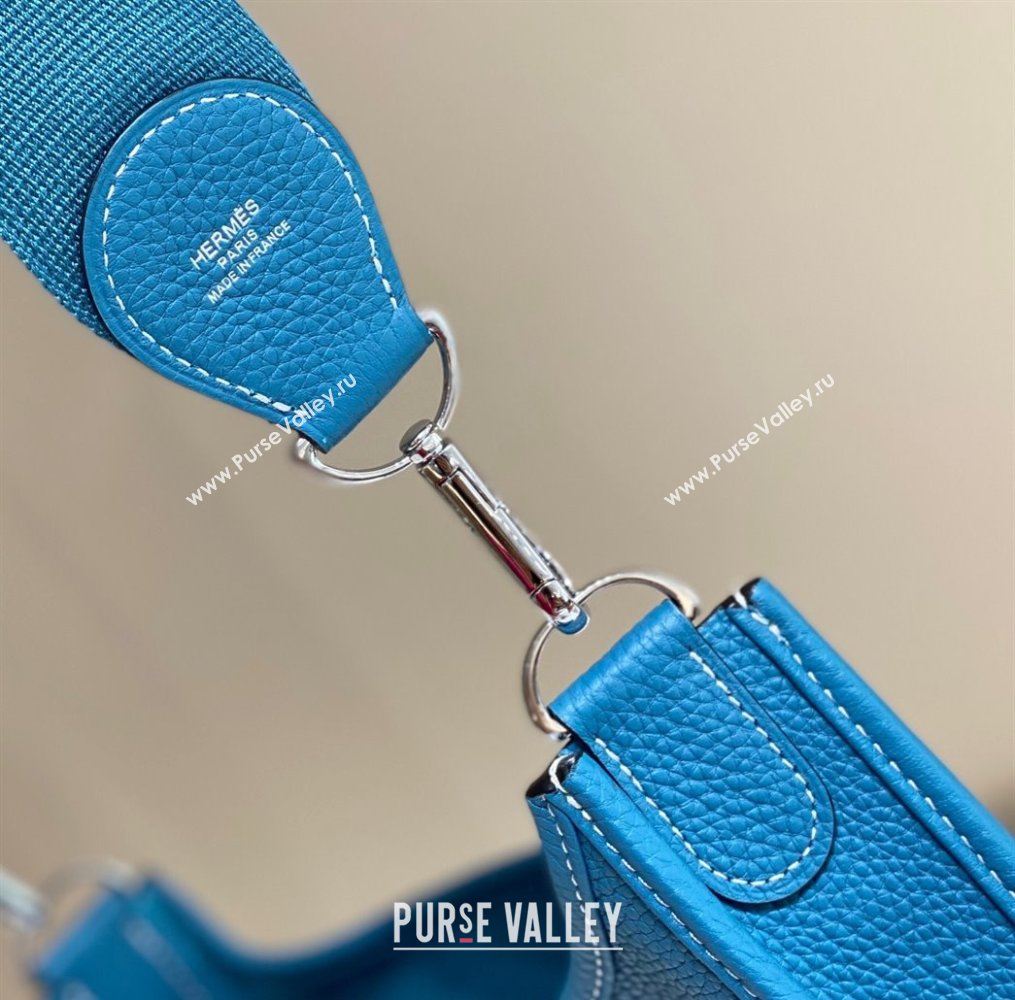 Hermes Evelyne Bag 29cm in Togo Calfskin Leather Denim Blue 2025 (FL-250808133)