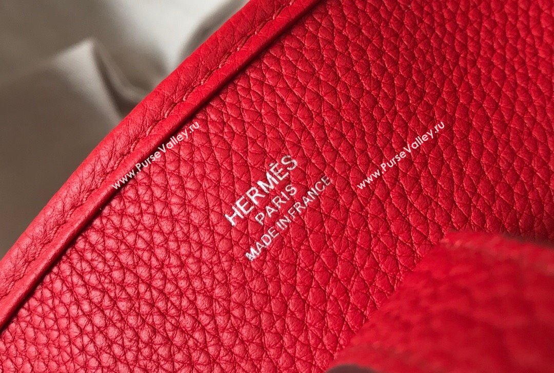 Hermes Evelyne Bag 29cm in Togo Calfskin Leather Chinese Red 2025 (FL-250808134)
