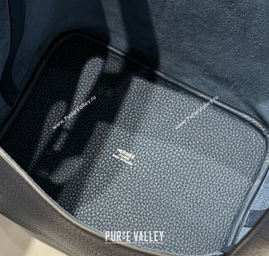Hermes Picotin Lock Bag 22cm in Togo Calfskin Leather Prussia Blue 2025 (FL-250808155)