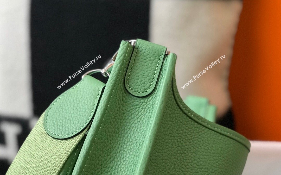 Hermes Evelyne Bag 29cm in Togo Calfskin Leather Avocado Green 2025 (FL-250808136)