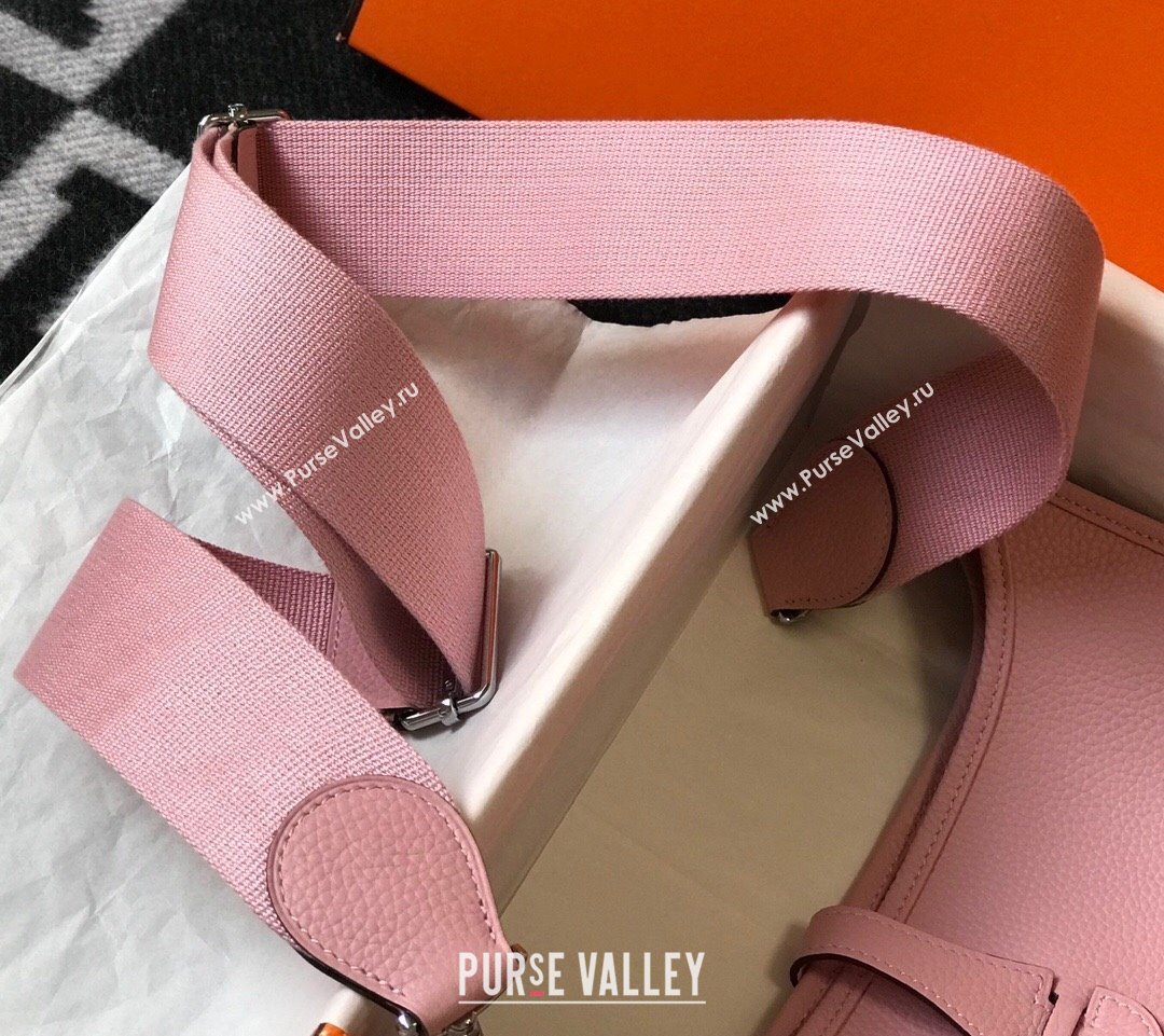 Hermes Evelyne Bag 29cm in Togo Calfskin Leather Cream Shake Pink 2025 (FL-250808137)