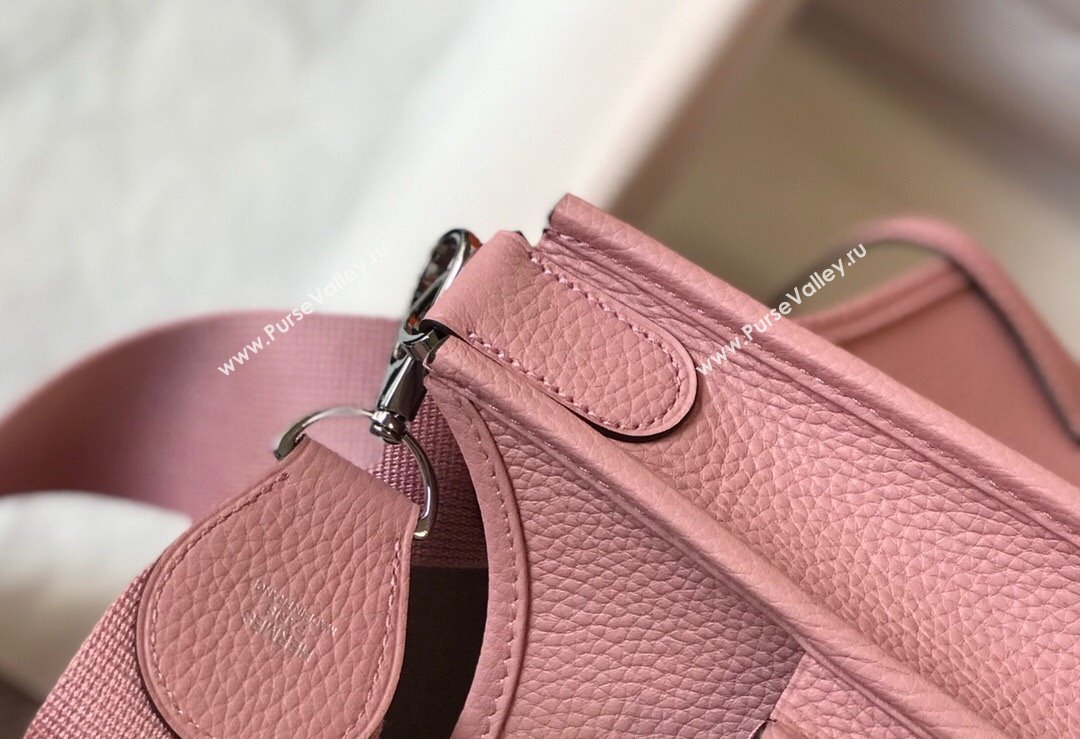 Hermes Evelyne Bag 29cm in Togo Calfskin Leather Cream Shake Pink 2025 (FL-250808137)