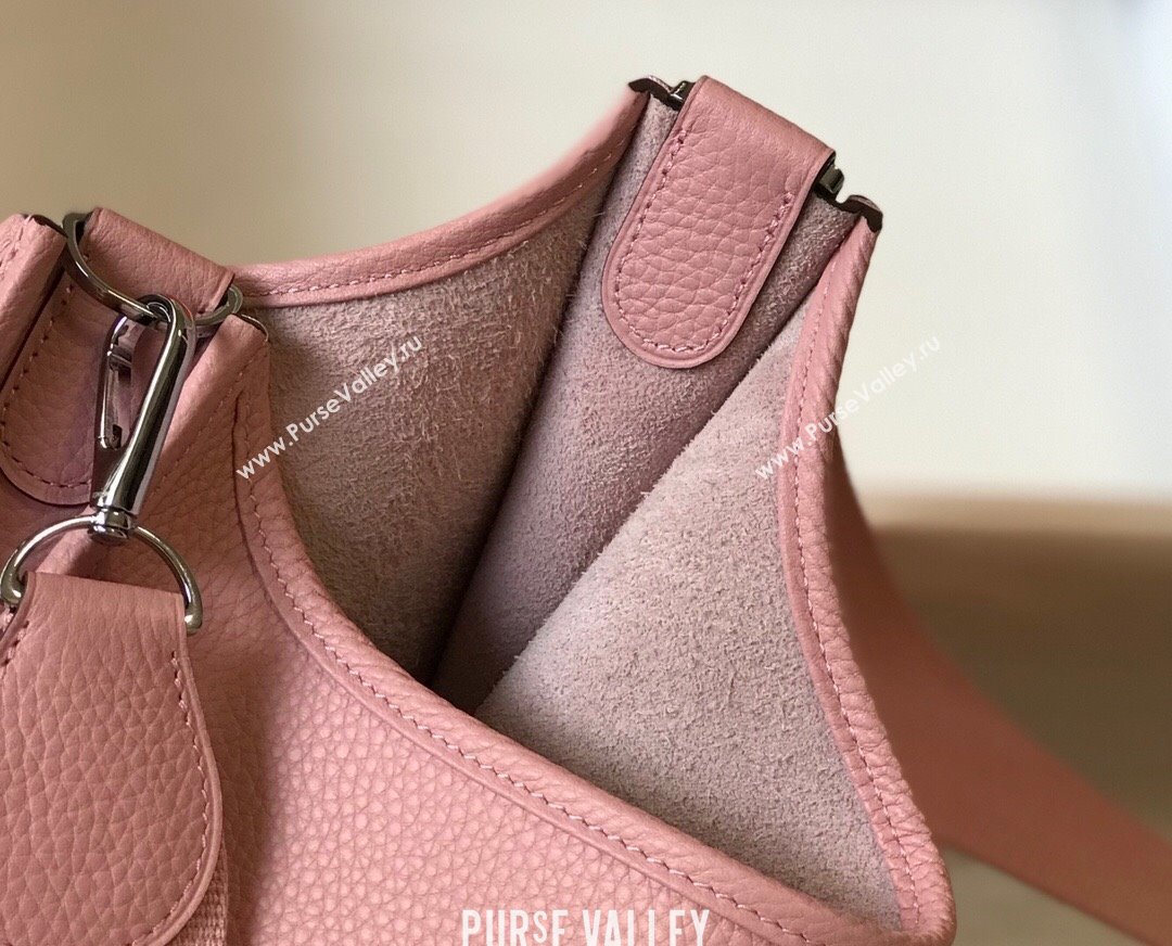 Hermes Evelyne Bag 29cm in Togo Calfskin Leather Cream Shake Pink 2025 (FL-250808137)