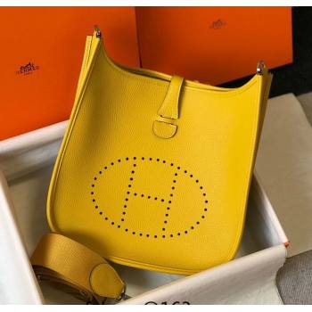 Hermes Evelyne Bag 29cm in Togo Calfskin Leather Amber Yellow 2025 (FL-250808138)