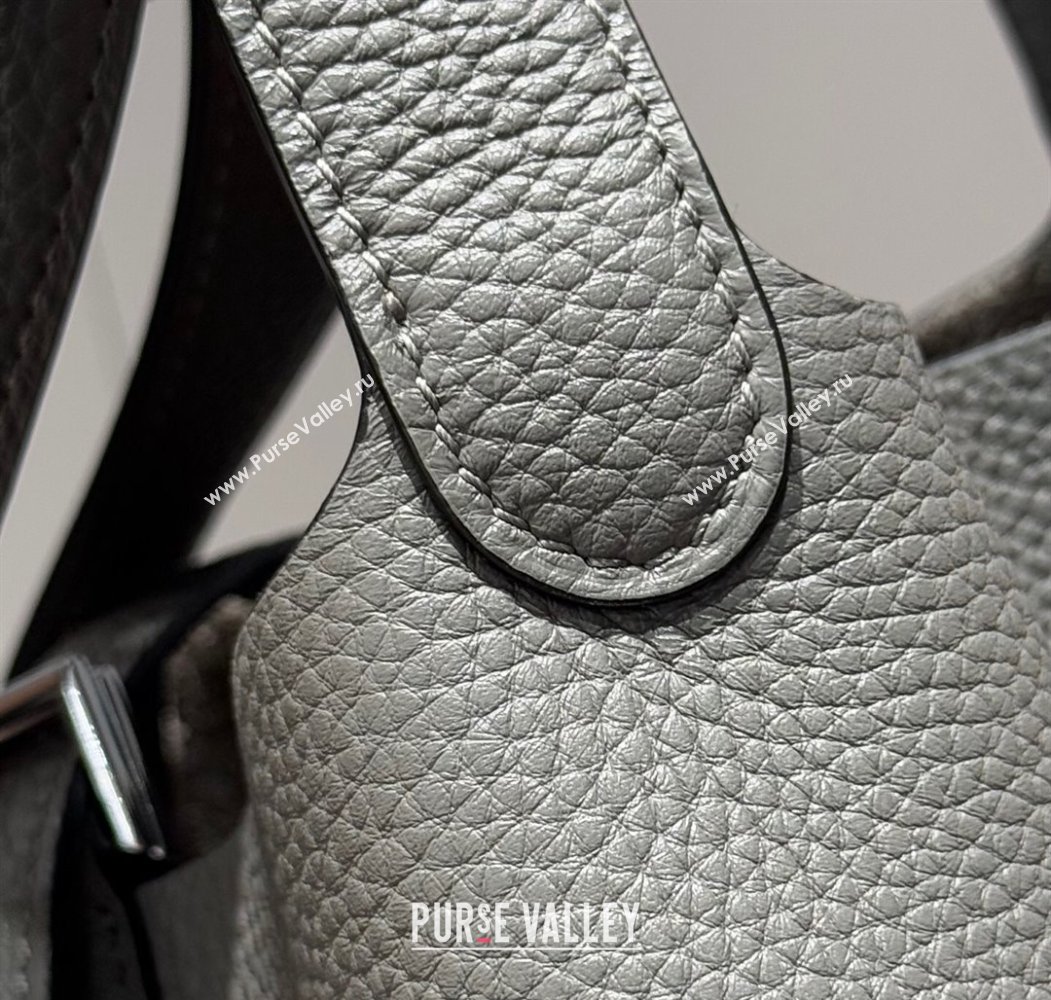 Hermes Picotin Lock Bag 22cm in Togo Calfskin Leather Cloud Grey 2025 (FL-250808149)