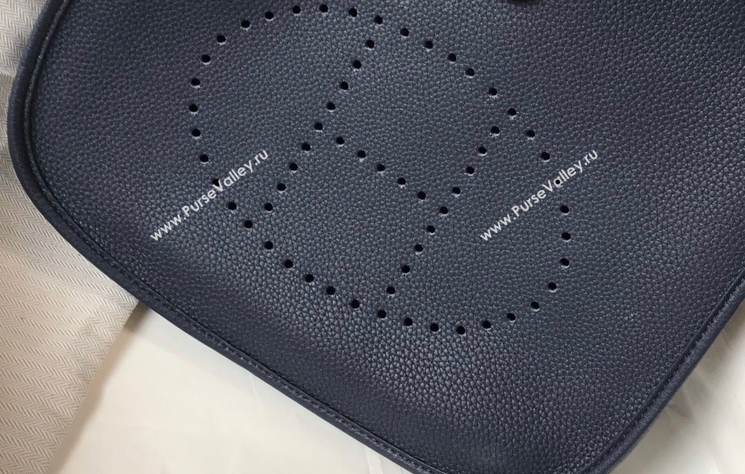 Hermes Evelyne Bag 29cm in Togo Calfskin Leather Stone Blue 2025 (FL-250808141)