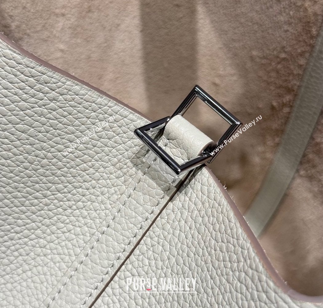 Hermes Picotin Lock Bag 22cm in Togo Calfskin Leather Pearly Grey 2025 (FL-250808156)