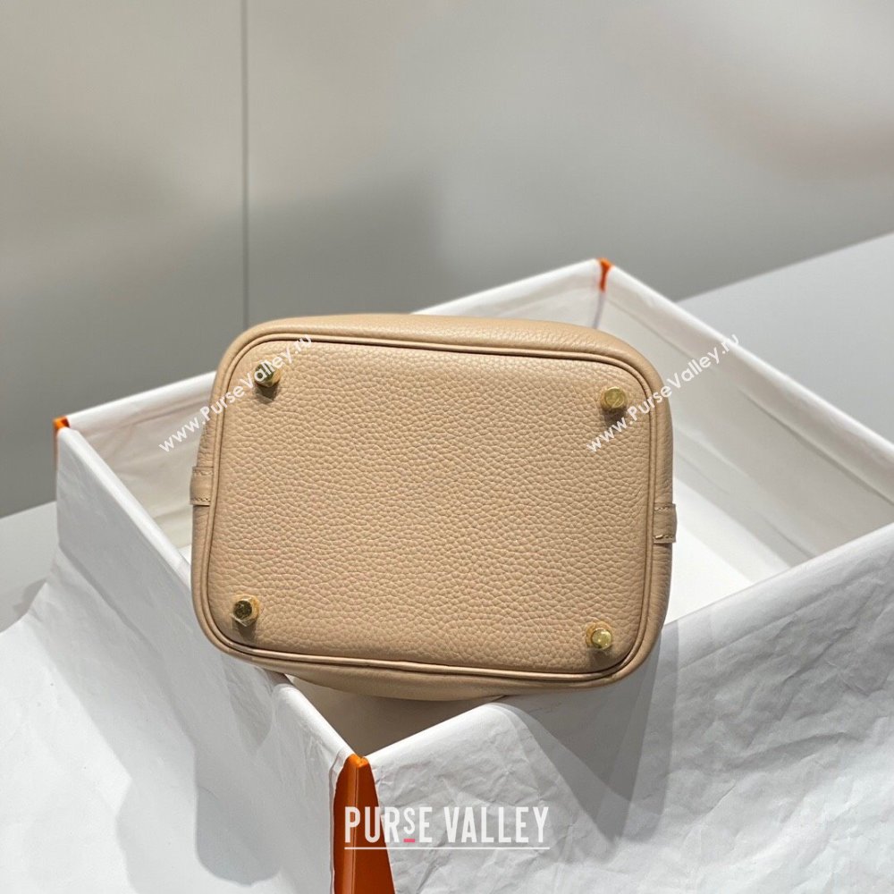 Hermes Picotin Lock Mini Bag 18cm in Togo Calfskin Leather Coat Grey 2025 (FL-250809026)