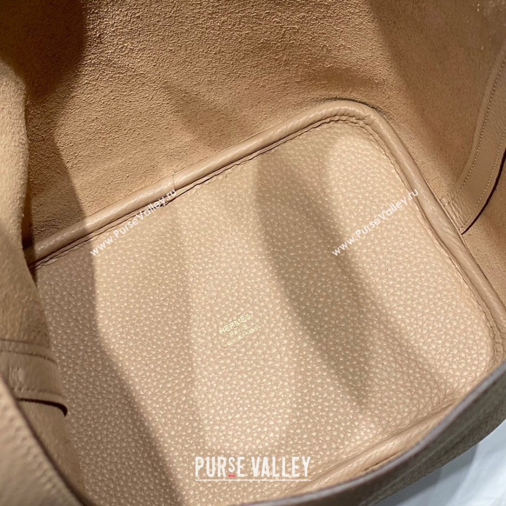 Hermes Picotin Lock Mini Bag 18cm in Togo Calfskin Leather Coat Grey 2025 (FL-250809026)