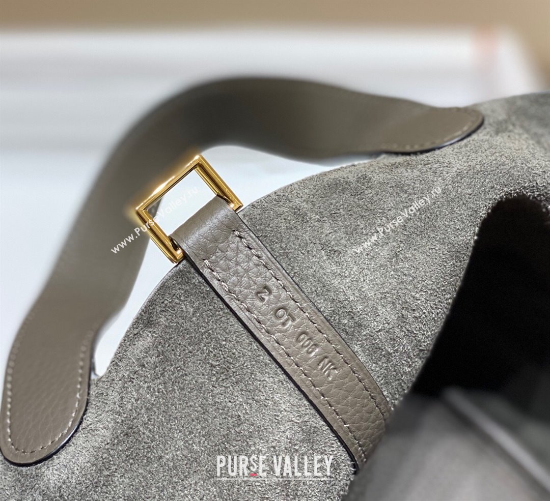 Hermes Picotin Lock Mini Bag 18cm in Togo Calfskin Leather Tin Grey 2025 (FL-250809015)