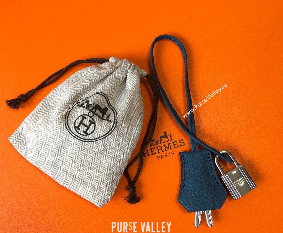 Hermes Picotin Lock Mini Bag 18cm in Togo Calfskin Leather Agate Blue 2025 (FL-250809037)