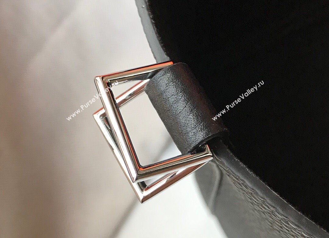 Hermes Picotin Lock Mini Bag 18cm in Togo Calfskin Leather Black/Silver 2025 (FL-250809002)