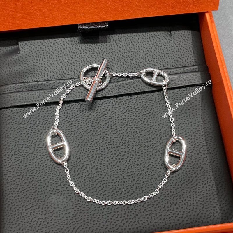 Hermes Farandole Chain Bracelet Silver 2025 H0917021 (YF-250917021)