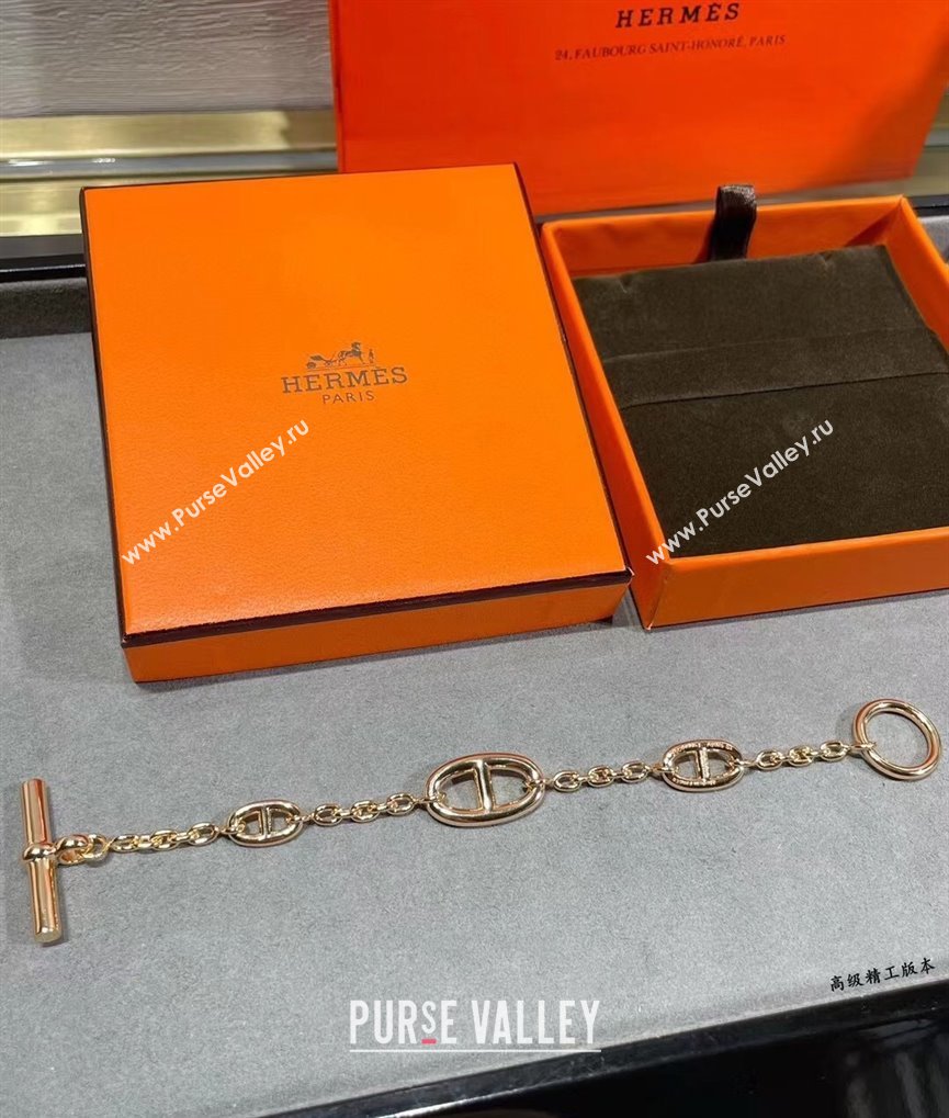 Hermes Farandole Bracelet Gold 2025 H0917013 (YF-250917014)