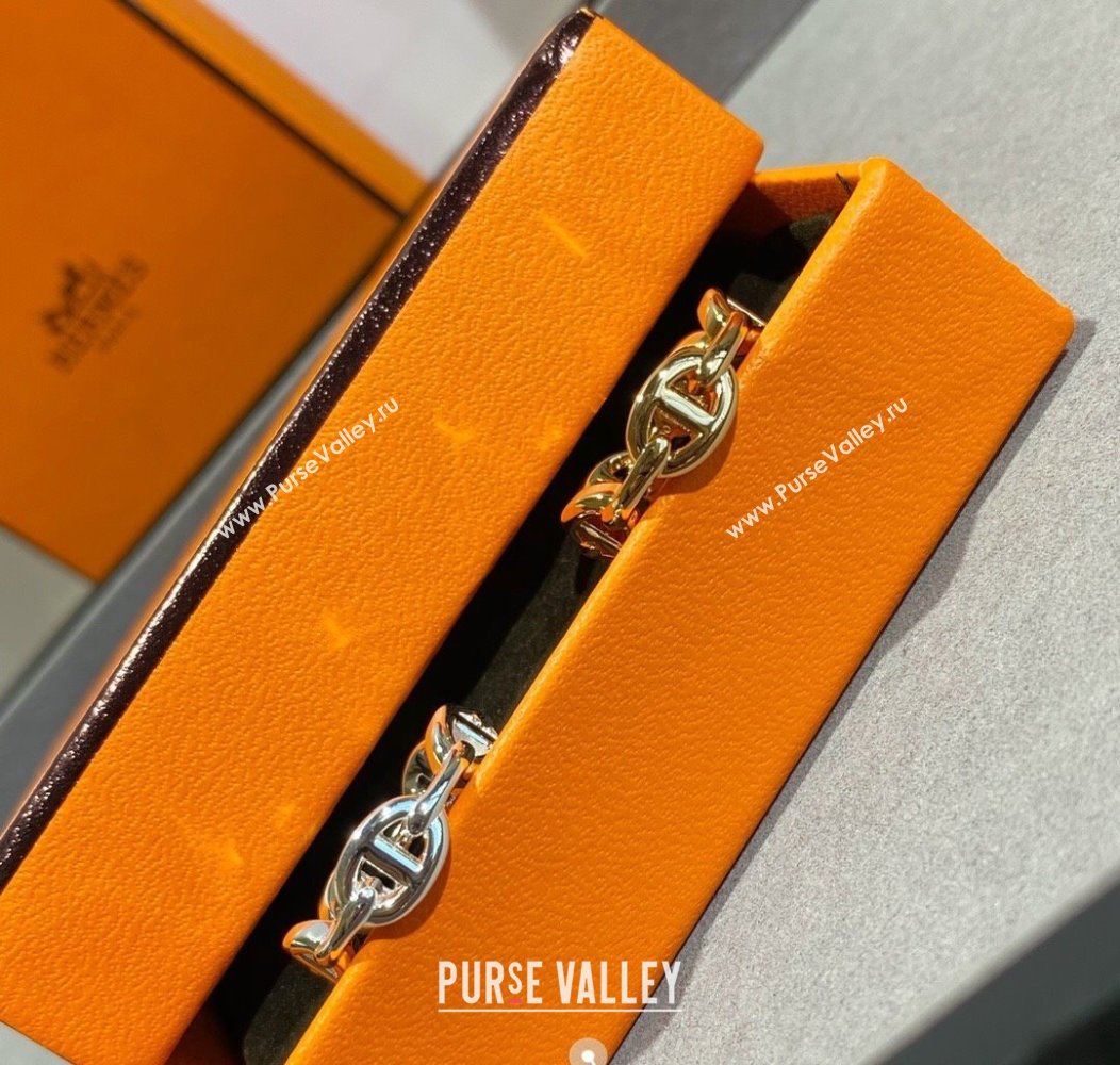 Hermes Chaine dancre Enchainee finger ring Silver 2025 H0917017 (YF-250917018)