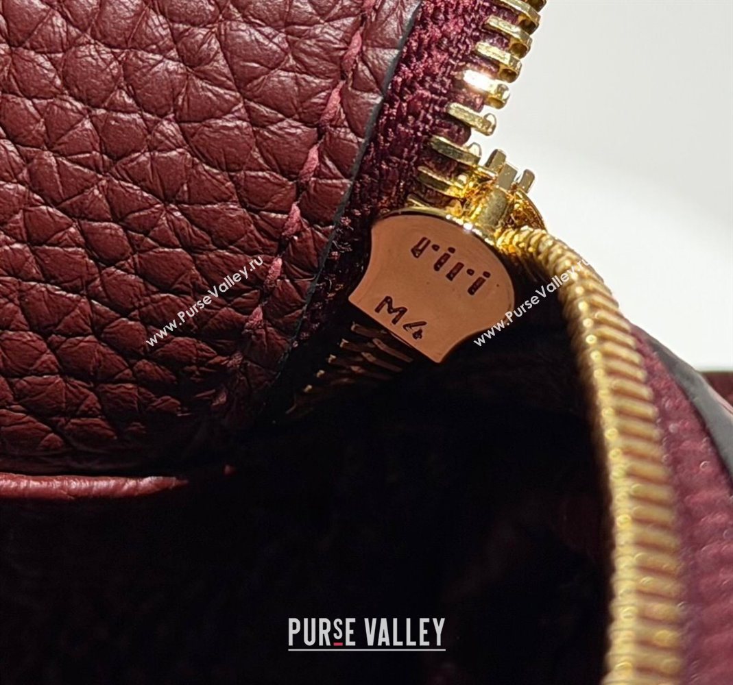 Hermes Lindy Bag 26cm in Clemence Leather Saddle Red/Gold 2025 (Half Handmade) (FLB-251125042)