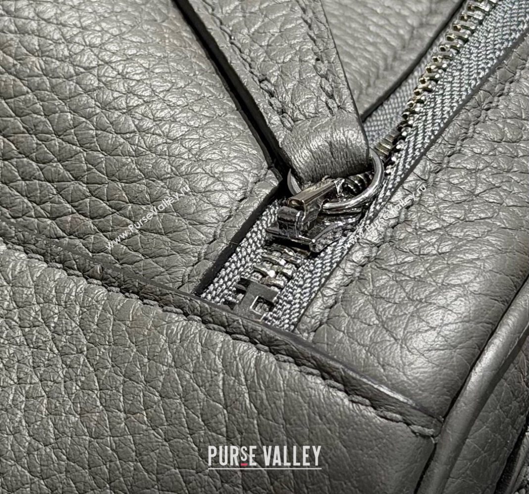 Hermes Lindy Bag 26cm in Clemence Leather Cloud Grey 2025 (Half Handmade) (FLB-251125035)