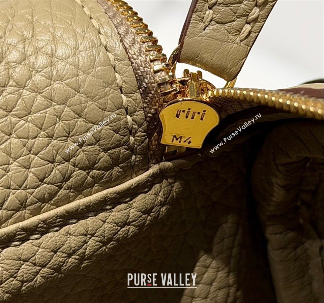 Hermes Lindy Bag 26cm in Clemence Leather Coat Beige 2025 (Half Handmade) (FLB-251125036)