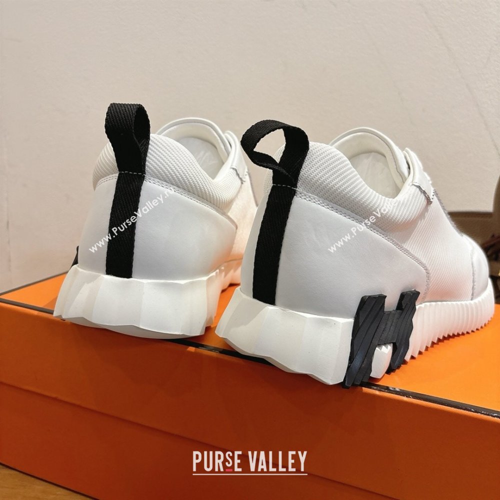 Hermes Bouncing Sneakers in Fabric and Leather White2 2025 1222 (MD-251222035)