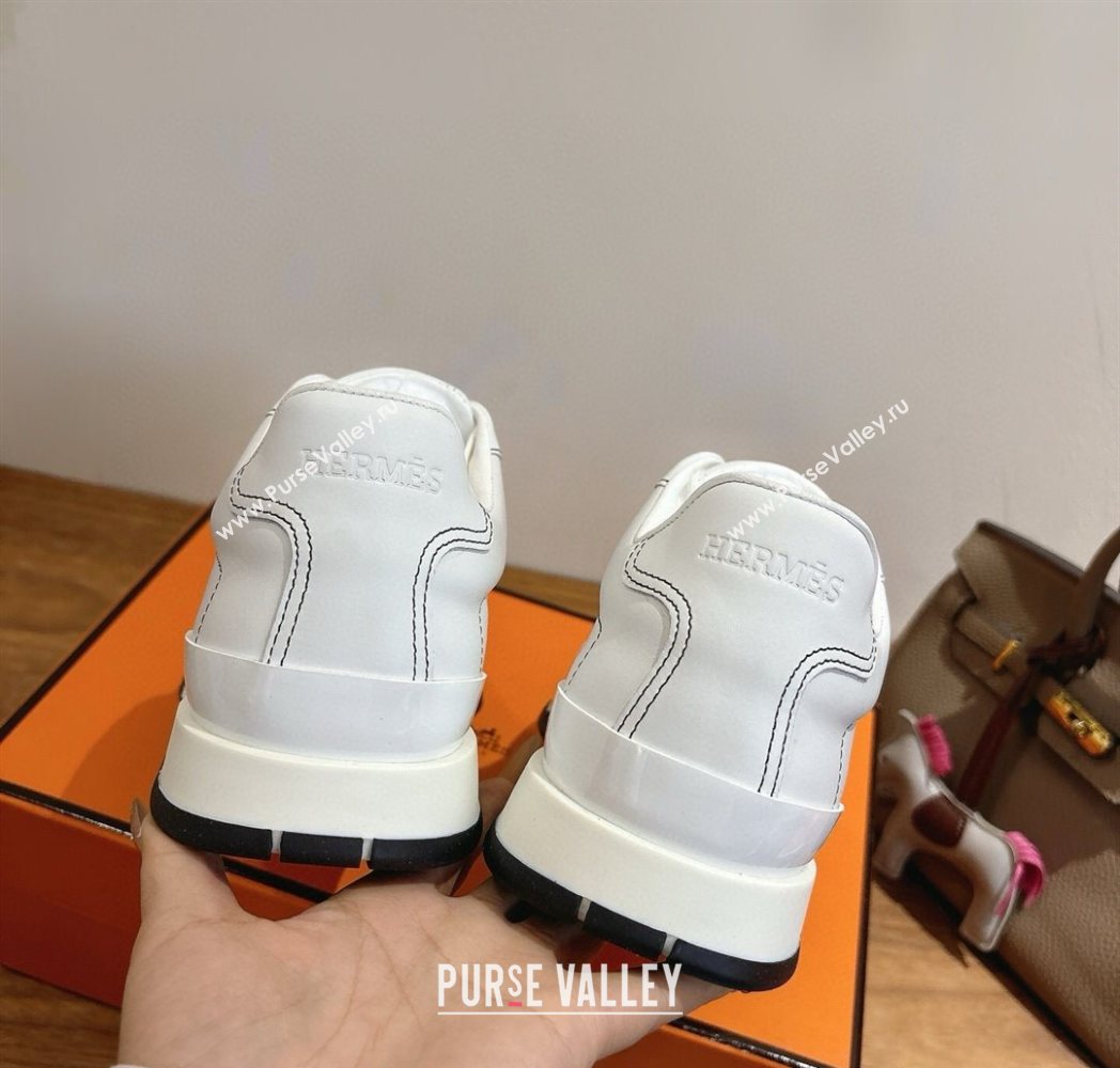 Hermes Trail Sneakers in Calfskin Leather White2 2025 1222 (MD-251222016)