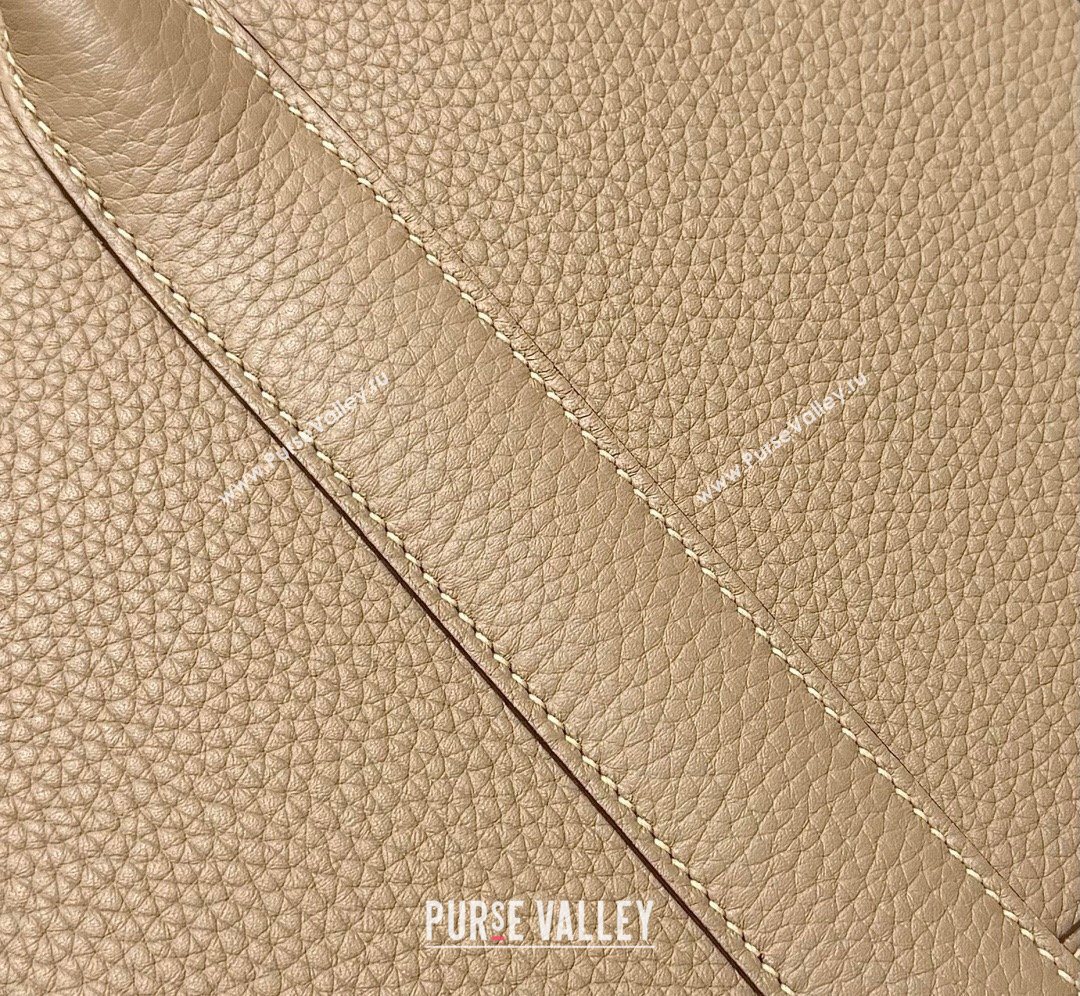 Hermes Garden Party Bag 30cm in Grained Leather Coat Beige 2026 (Half Handmade) (FL-260131005)