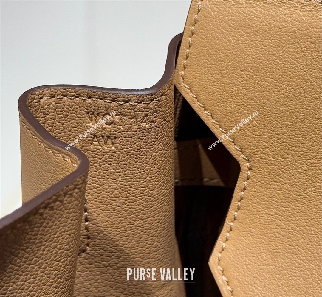 Hermes Birkin 35cm Bag in Canvas and Swift Calfskin Leather Milk Tea 2026 (FL-260131018)