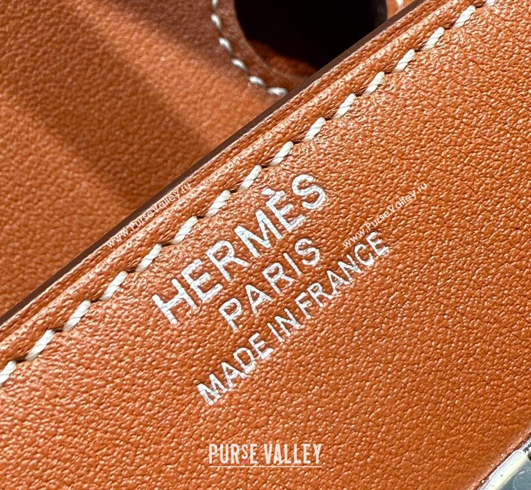 Hermes Birkin 35cm Bag in Canvas and Swift Calfskin Leather Brown/Silver 2026 (FL-260131021)