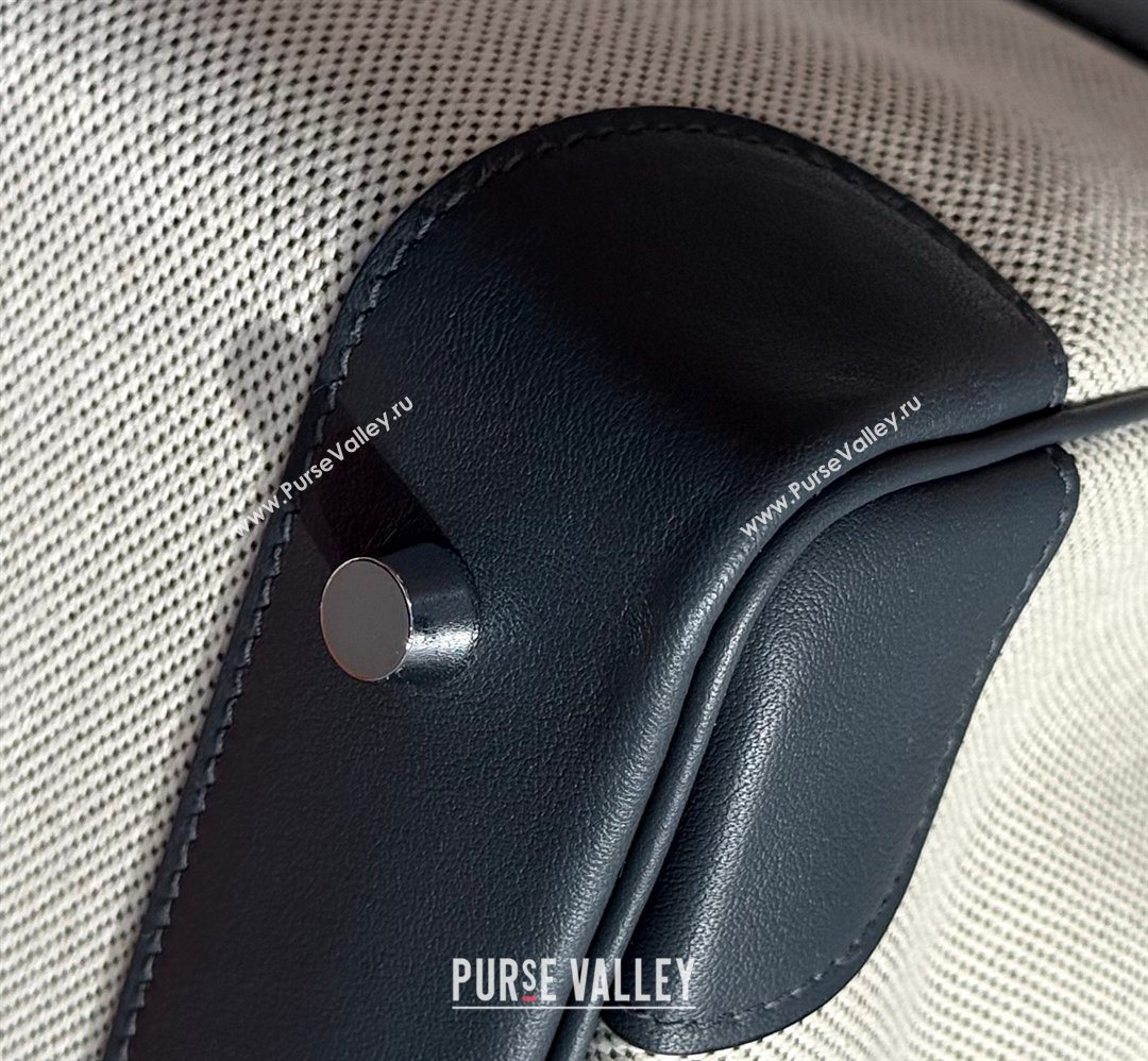 Hermes Birkin 30cm Bag in Canvas and Swift Calfskin Leather Slate Grey/Silver 2026 (FL-260131024)